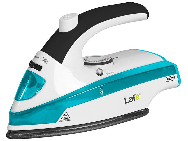 TOURIST IRON SMALL STEAM NON-STICK FOLDING TRAVEL ADJUSTMENT °C Brand Lafe