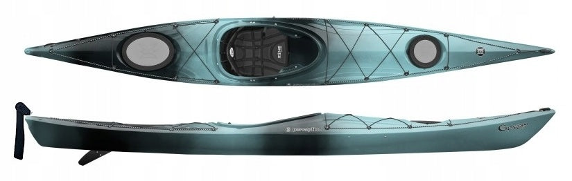 TOURIST KAYAK EXPRESSION 14 FAST EXPEDITION PERCEPTION + RUDDER