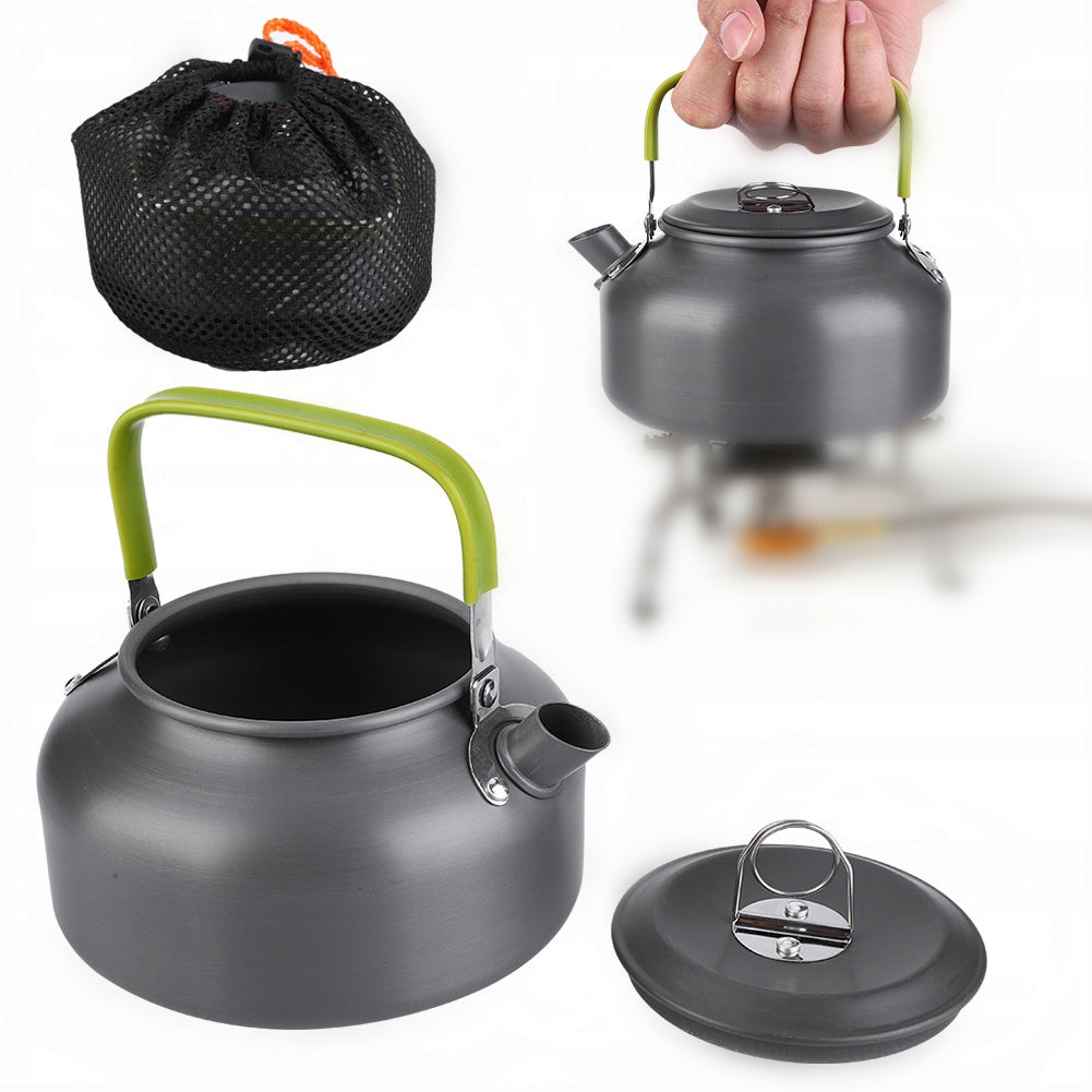 TOURIST KETTLE WITH LID 800ML FOR COFFEE PICNIC CAMPING GRILL