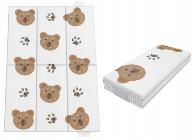 TOURIST MAT FOR CHANGING TABLE FOLDING 40x58 BEARS PAWS