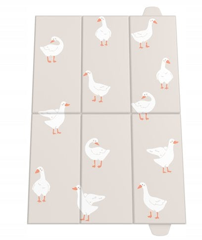 TOURIST MAT FOR CHANGING TABLE FOLDING 40x58 GOOSE OLIVE Manufacturer code CZB 2 2466 GĄSKI SZA
