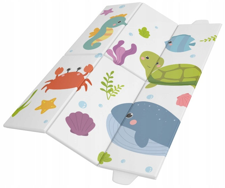 TOURIST MAT FOR CHANGING TABLE FOLDING 40x58 SEA ANIMALS Manufacturer code CZB 2 1285 MORSKIE