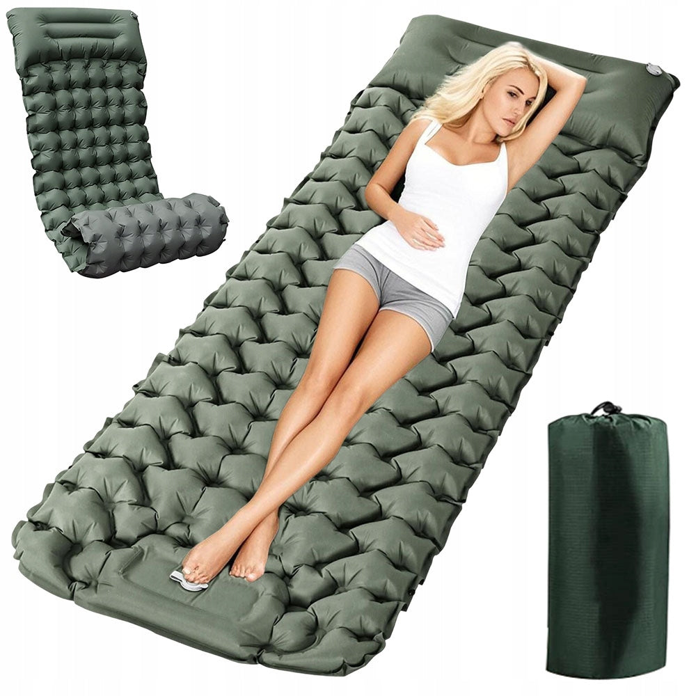 TOURIST MAT INFLATABLE MAT PUMPED FOR SLEEPING FOR TENT LIGHT