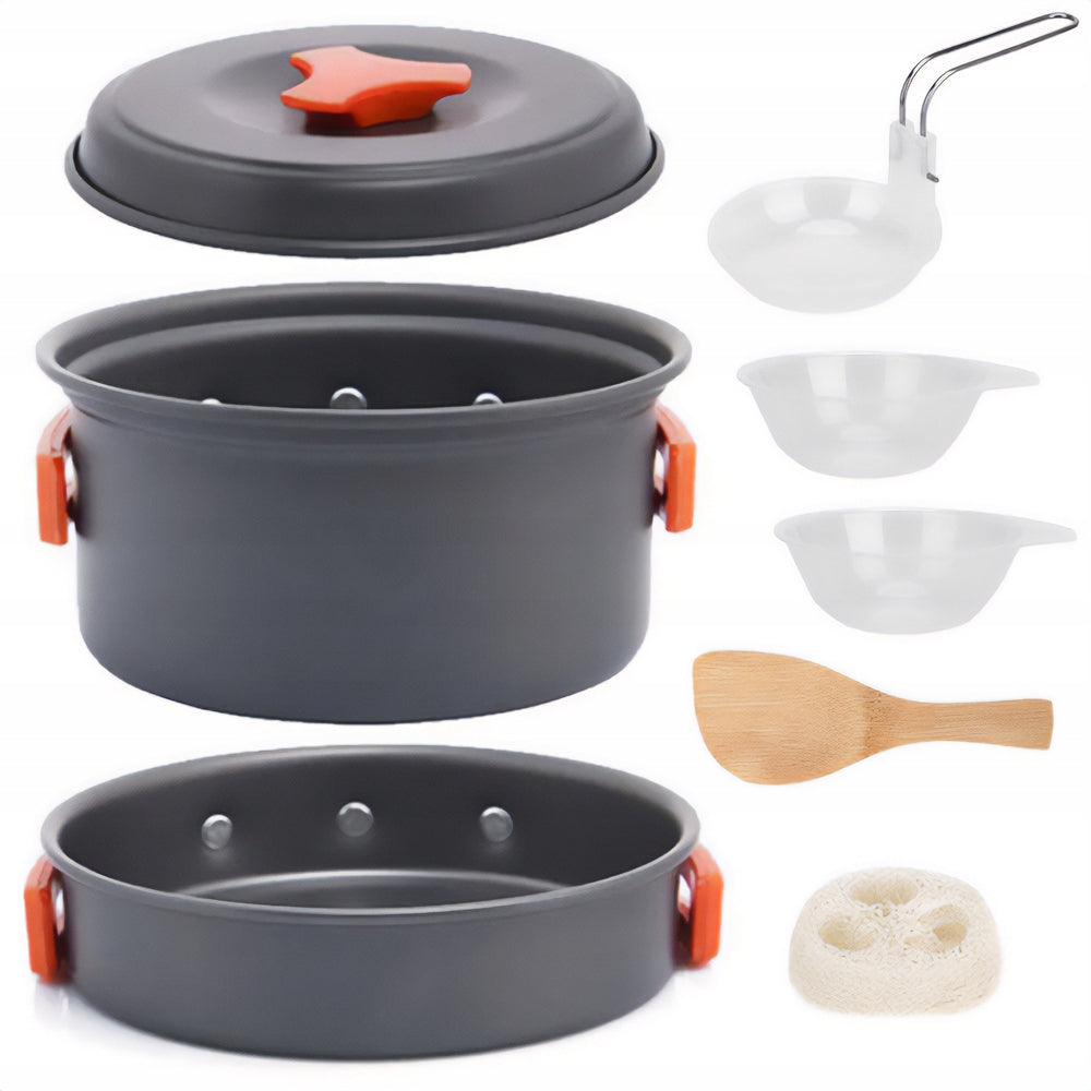 TOURIST POTS DISHES CAMPING SET POTS POT PAN 400g