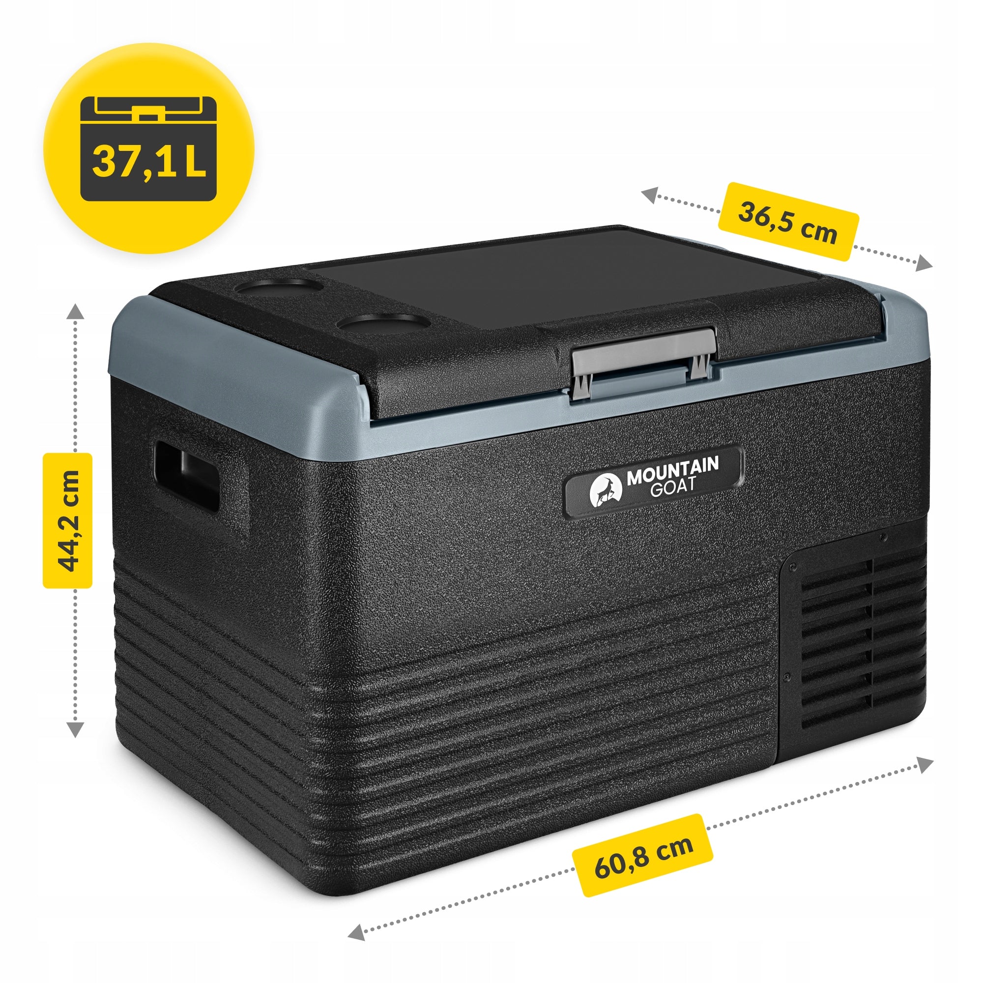 TOURIST REFRIGERATOR COMPRESSOR ELECTRIC PORTABLE FREEZER 37,1L Manufacturer code Przenośna lodówka kompresorowa