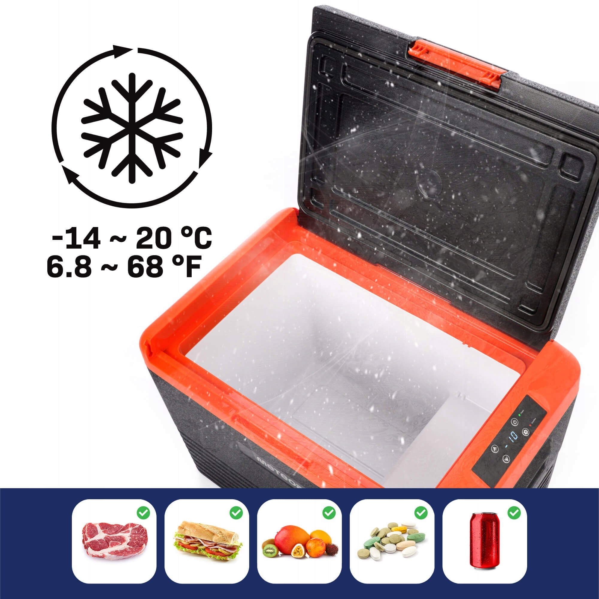 TOURIST REFRIGERATOR COMPRESSOR ELECTRIC PORTABLE METEOR CL30 Packaging status original