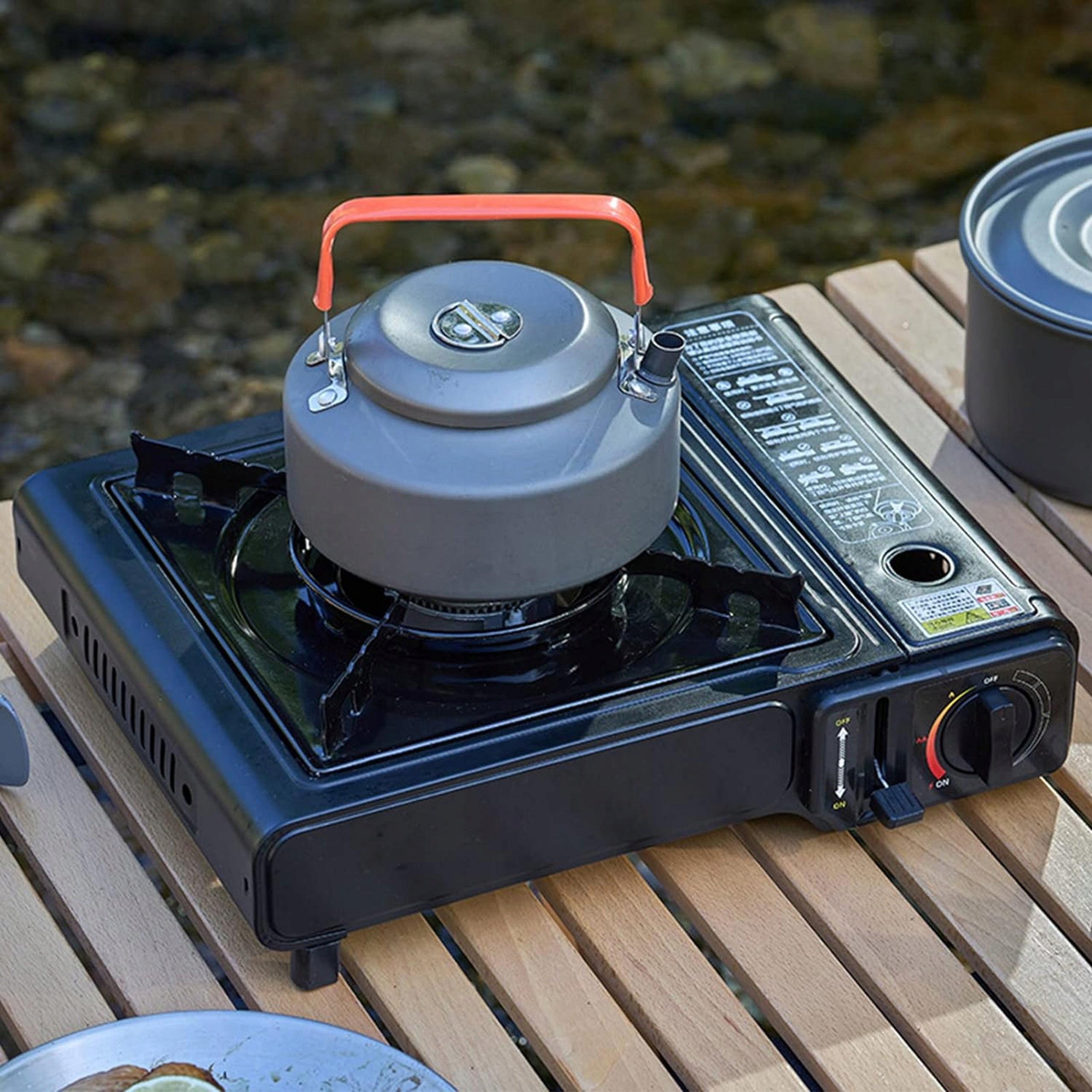 TOURIST STOVE GAS FIELD PORTABLE IN SUITCASE + 4x ALPEN CARTRIDGE Manufacturer code KUCHENKA GAZOWA TURYSTYCZNA TIR BUS CAMP 2W1