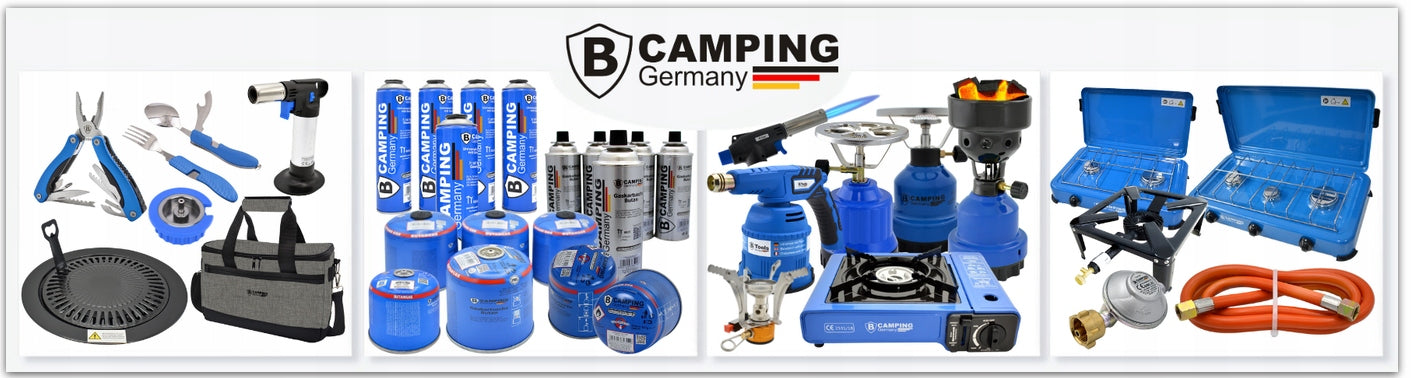 TOURIST STOVE GAS SUITCASE CAMPING GERMANY FOR CARTRIDGES Brand Camping Germany