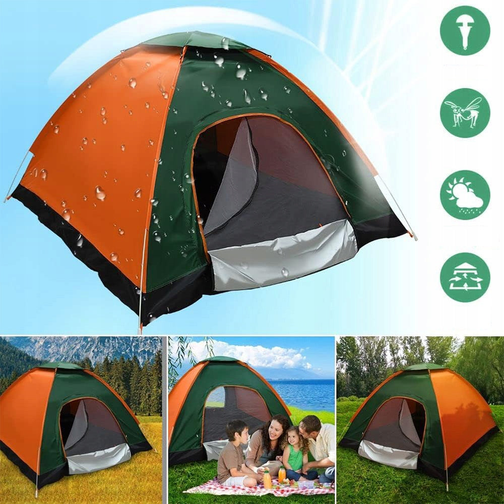 TOURIST TENT 2-3 PERSON CAMPING LARGE WATERPROOF 200X150X110CM Kind travel