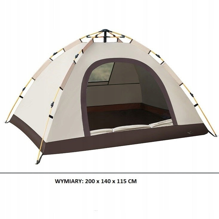 TOURIST TENT 2-3 PERSON SELF-FOLDING AUTOMATIC CAMPING XL Number of people 3