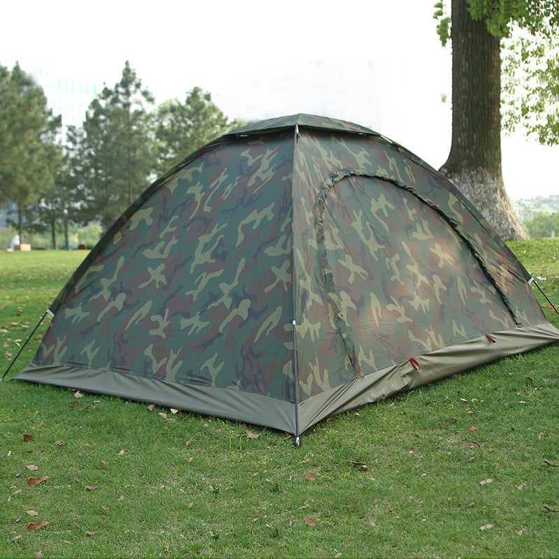 TOURIST TENT 2 PERSON CAMO 200X150X110CM WATERPROOF LARGE CAMPING Packaging status original