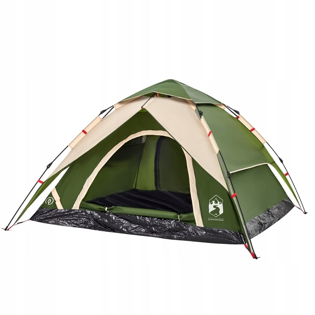 TOURIST TENT 5-PERSON GREEN QUICK UNFOLDING Packaging status original
