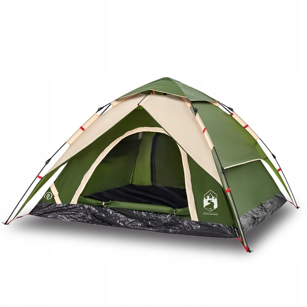 TOURIST TENT 5-PERSON GREEN QUICK UNFOLDING Packaging status original