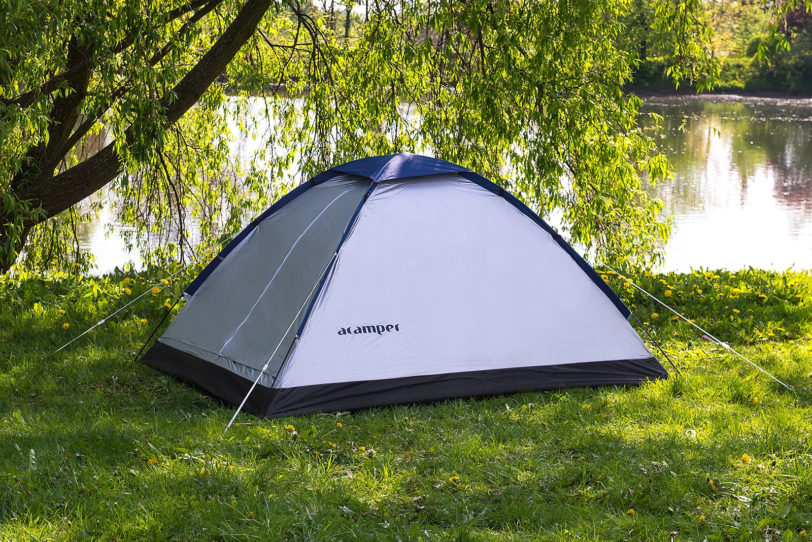 TOURIST TENT DOMEPACK 2 ACAMPER 2500mm + FREEBIE Brand Acamper