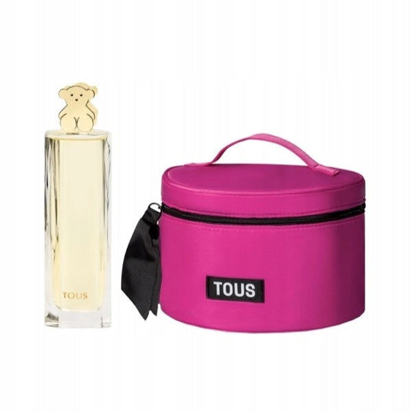 TOUS GOLD EDP 90ml SPRAY + COSMETIC BAG