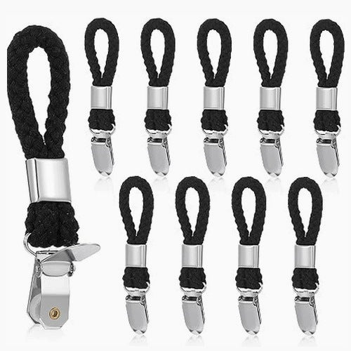 TOWEL CLIPS COTTON METAL SET OF 10 FOR CLOTHES