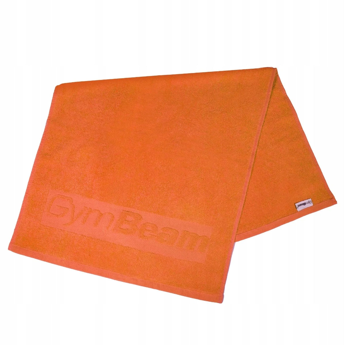 TOWEL FITNESS ORANGE ANTIBACTERIAL COTTON DRIES QUICKLY GymBeam