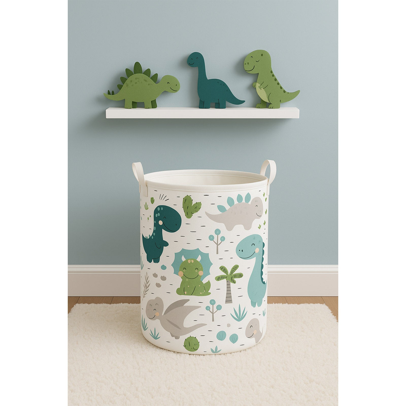 TOY BASKET DINOSAUR CONTAINER 40x50 cm EAN (GTIN) 5901968950022
