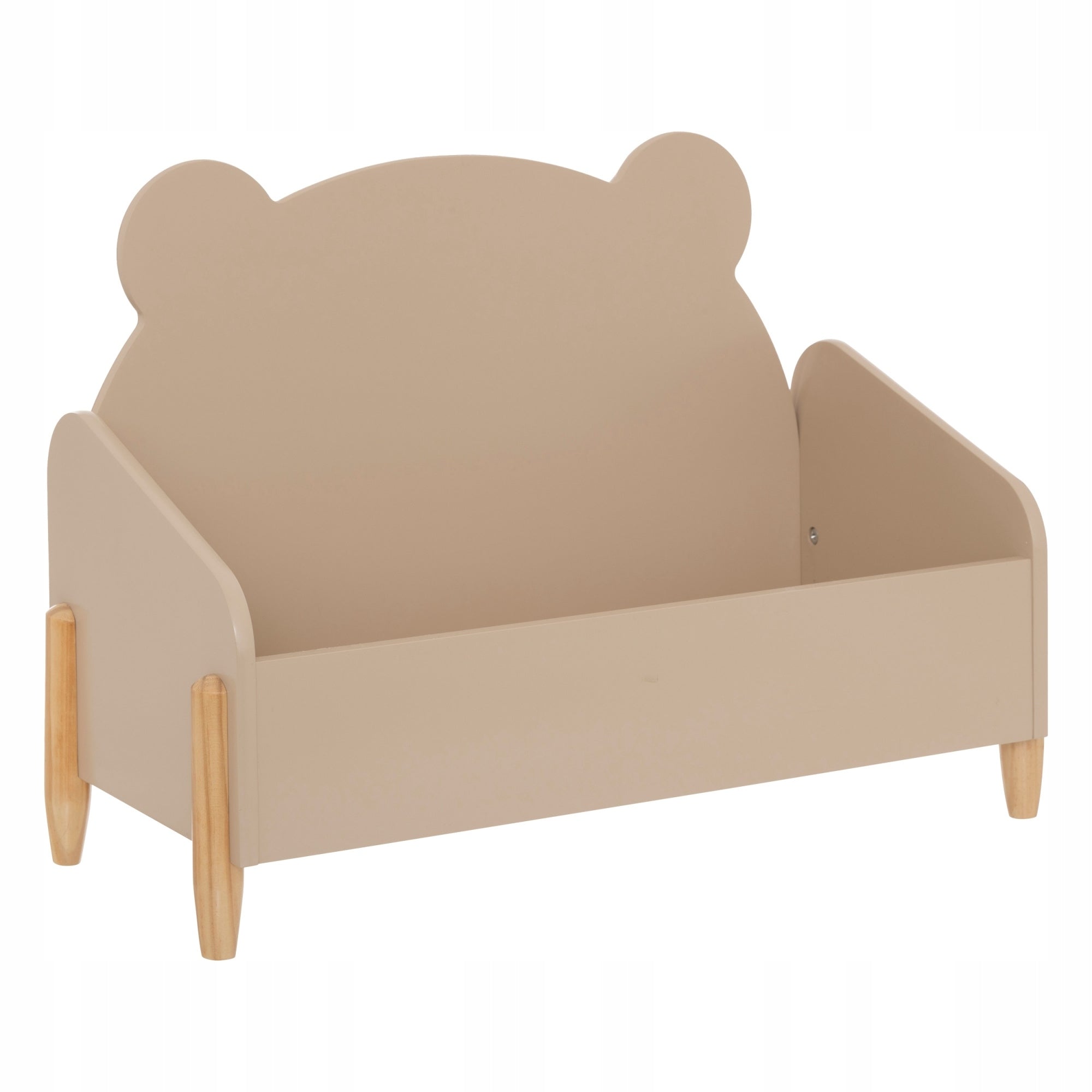 TOY CHEST MDF 61 X 44,2 X 28,5 CM BEIGE WITH PINE LEGS Packaging status original