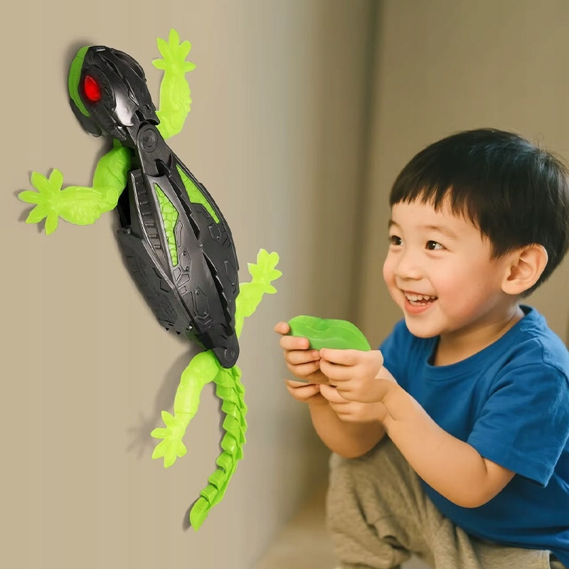 TOY REMOTE CONTROLLED DRIVING ON THE CEILING WALL LIZARD GECKO Manufacturer code GEKON INTERAKTYWNY ZDALNIE STEROWANY