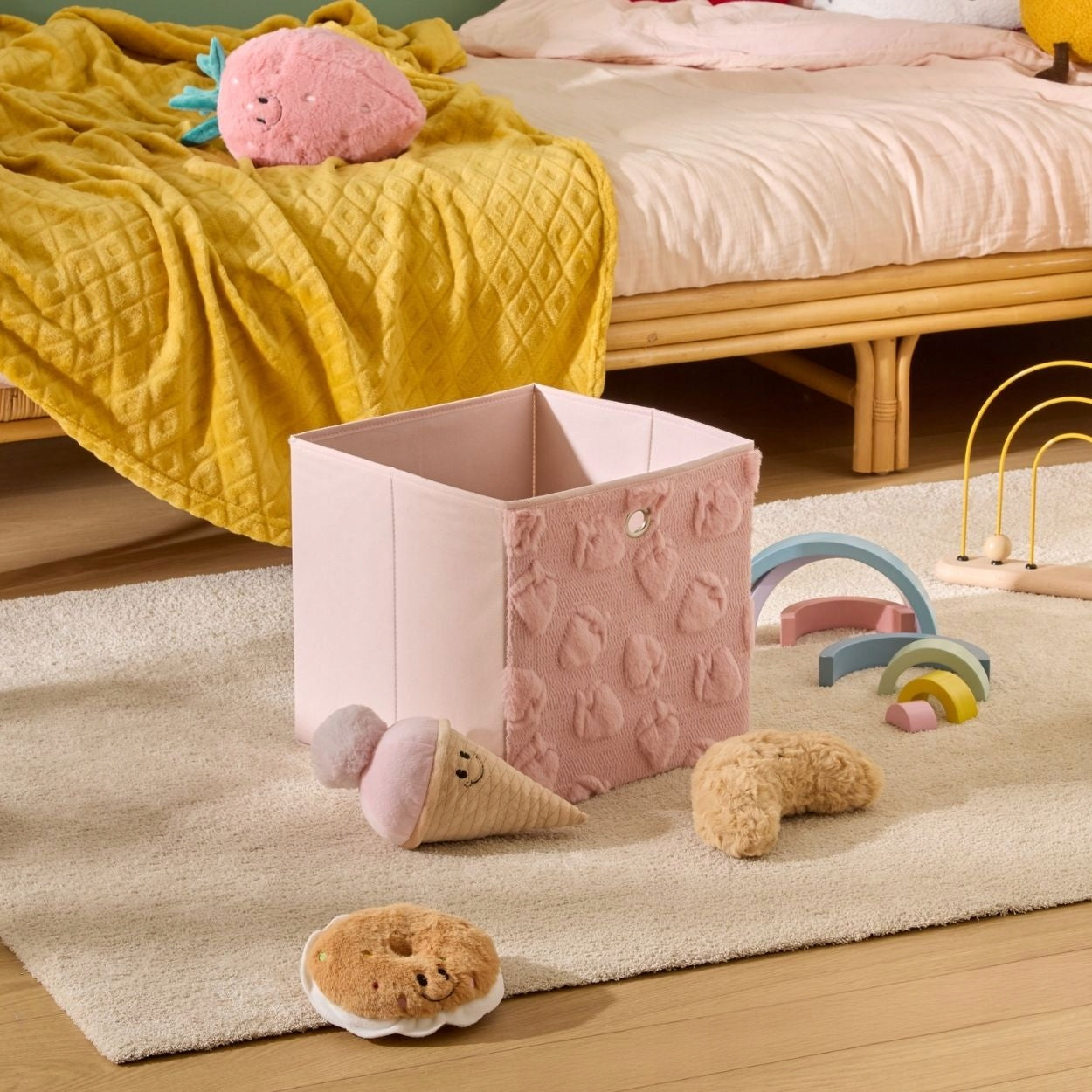 TOY STORAGE BOX container basket folding ORGANIZER 30 cm Brand Atmosphera