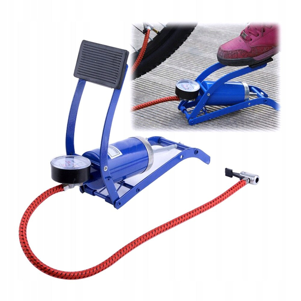 TOYA FOOT PUMP WITH PRESSURE GAUGE Height 7.5 cm