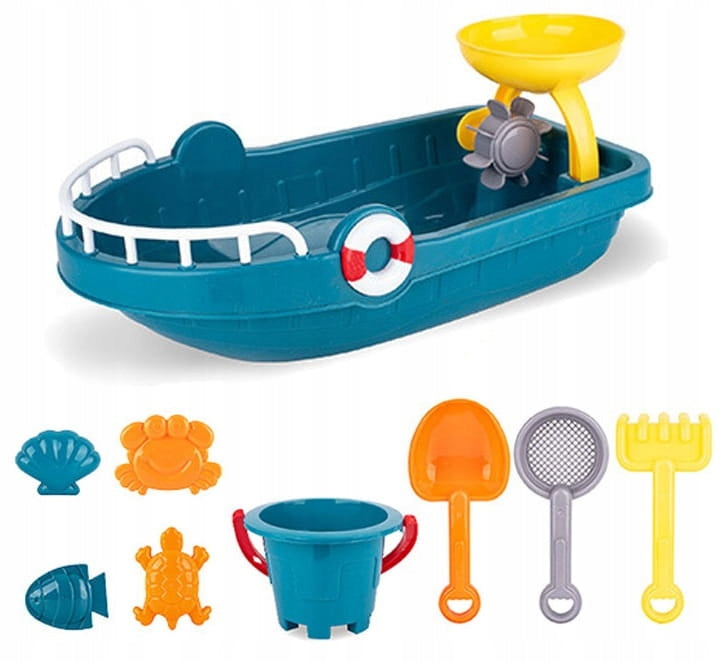 TOYS SAND SANDBOX SET BOAT MOLDS Manufacturer code KOLOROWE