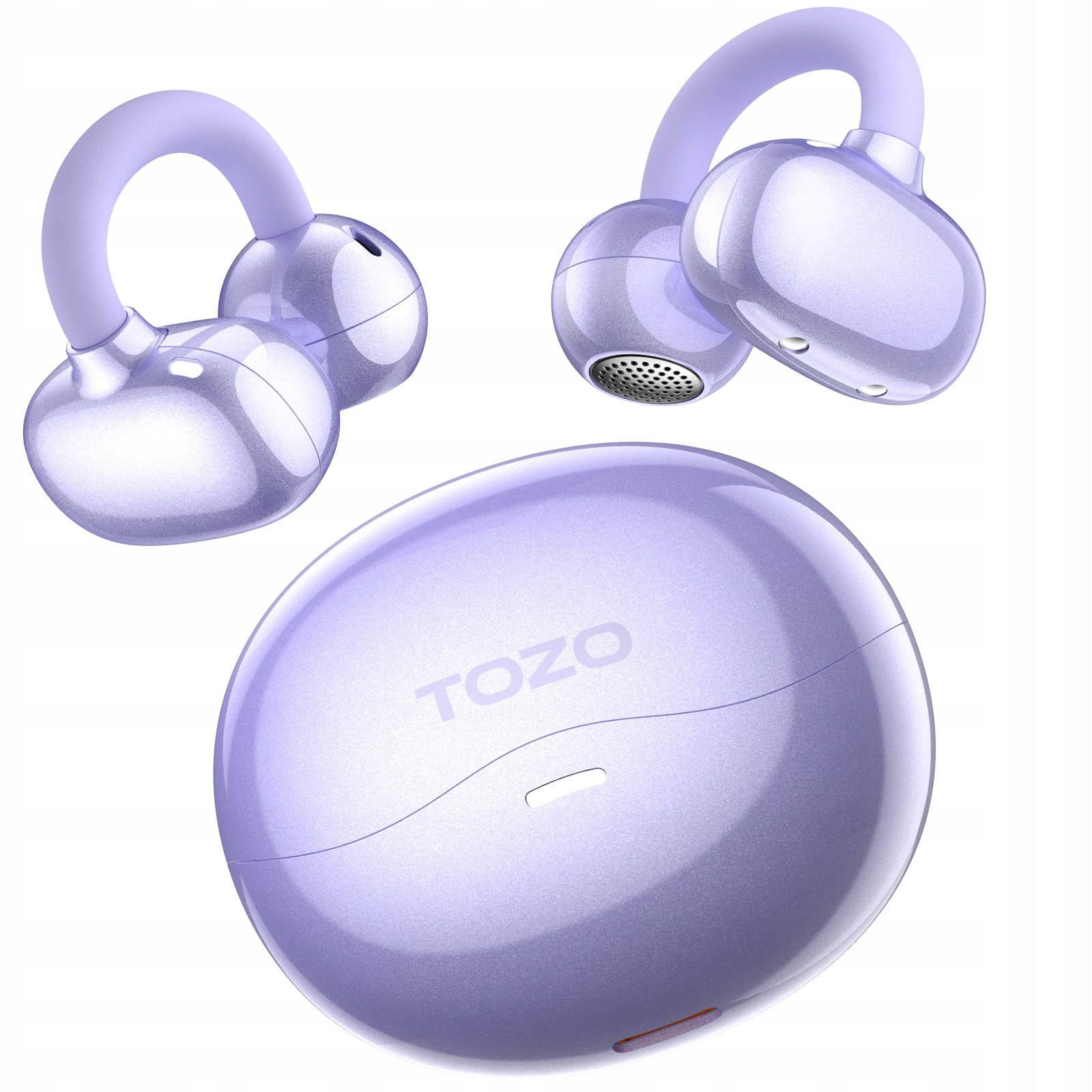 TOZO Open Orb Purple Wireless Earbuds