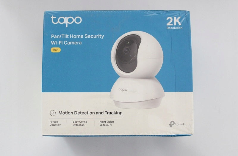 TP-LINK TC71 2K QHD ROTATING WIFI SURVEILLANCE CAMERA Packaging status original