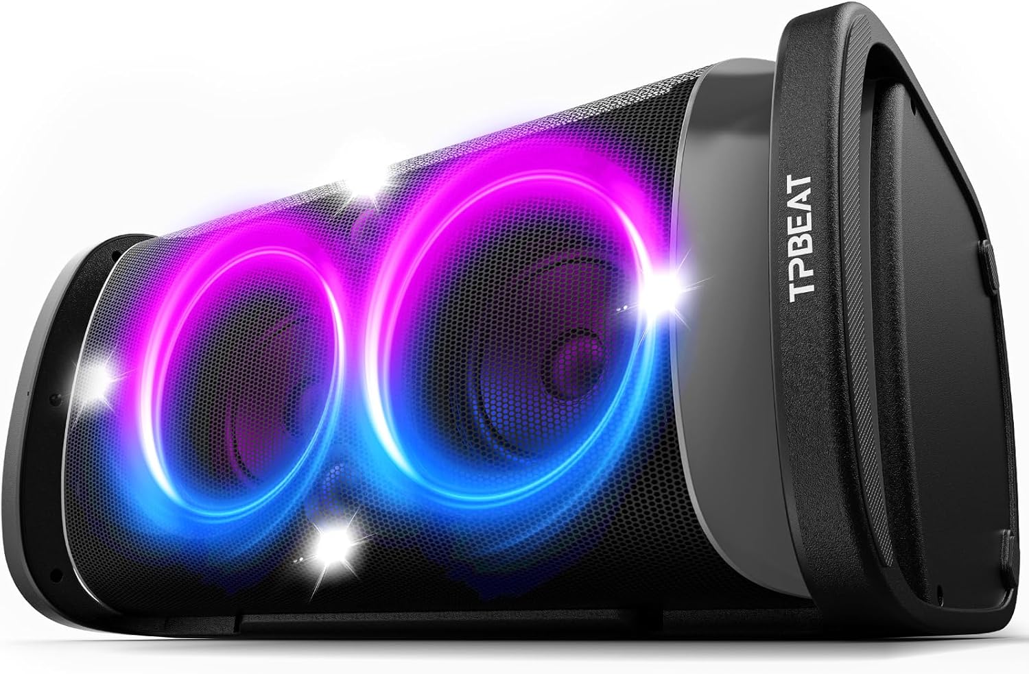 TPBEAT 160W Portable Bluetooth Speaker – Powerful Bass, Fast Charging, LED
