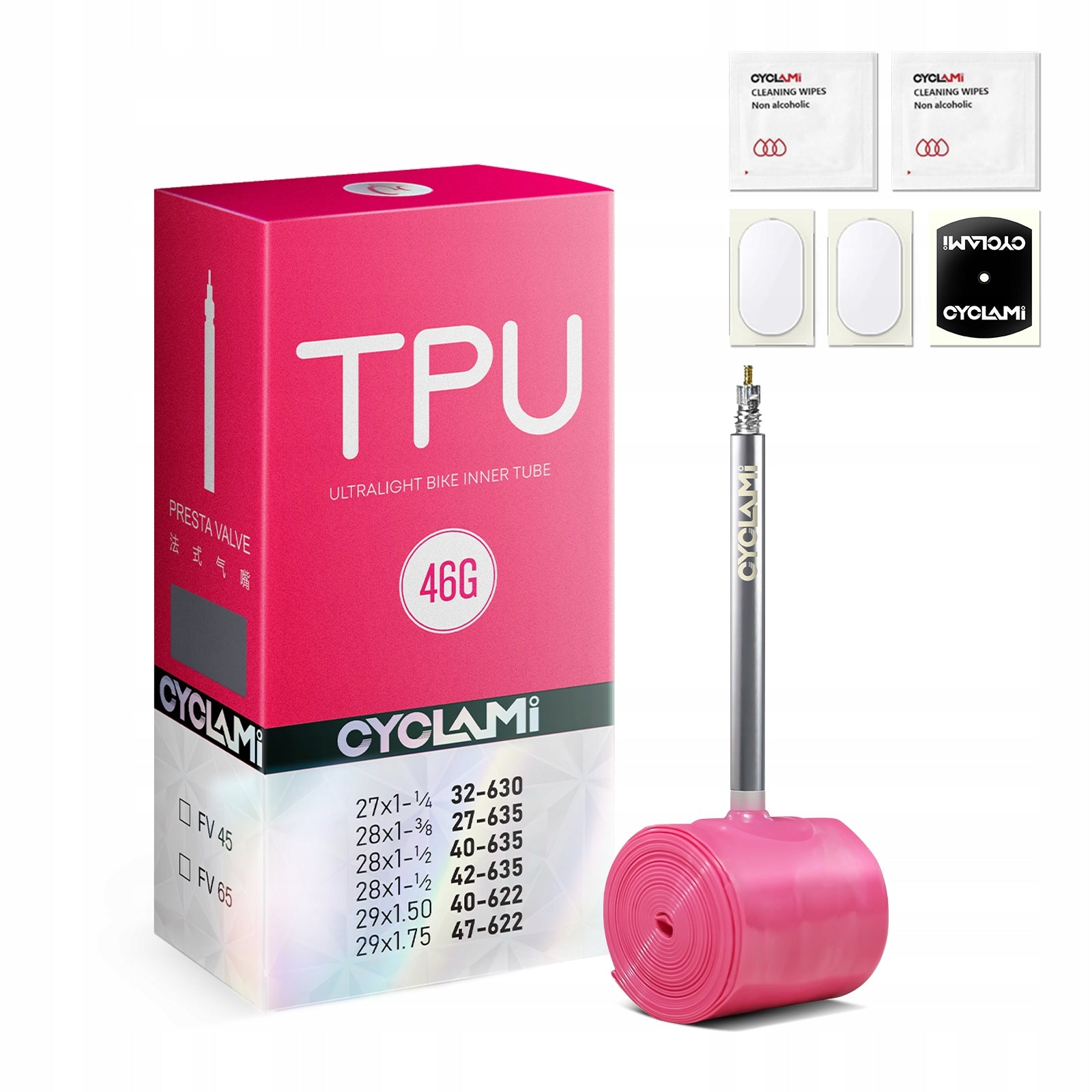 TPU Gravel 29" (32/47-622) Presta 65mm 46g Bike Tube