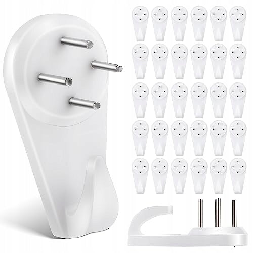 TRACELESS WALL HOOKS FOR PAINTINGS SELF ADHESIVE SET OF 50 Brand no brand