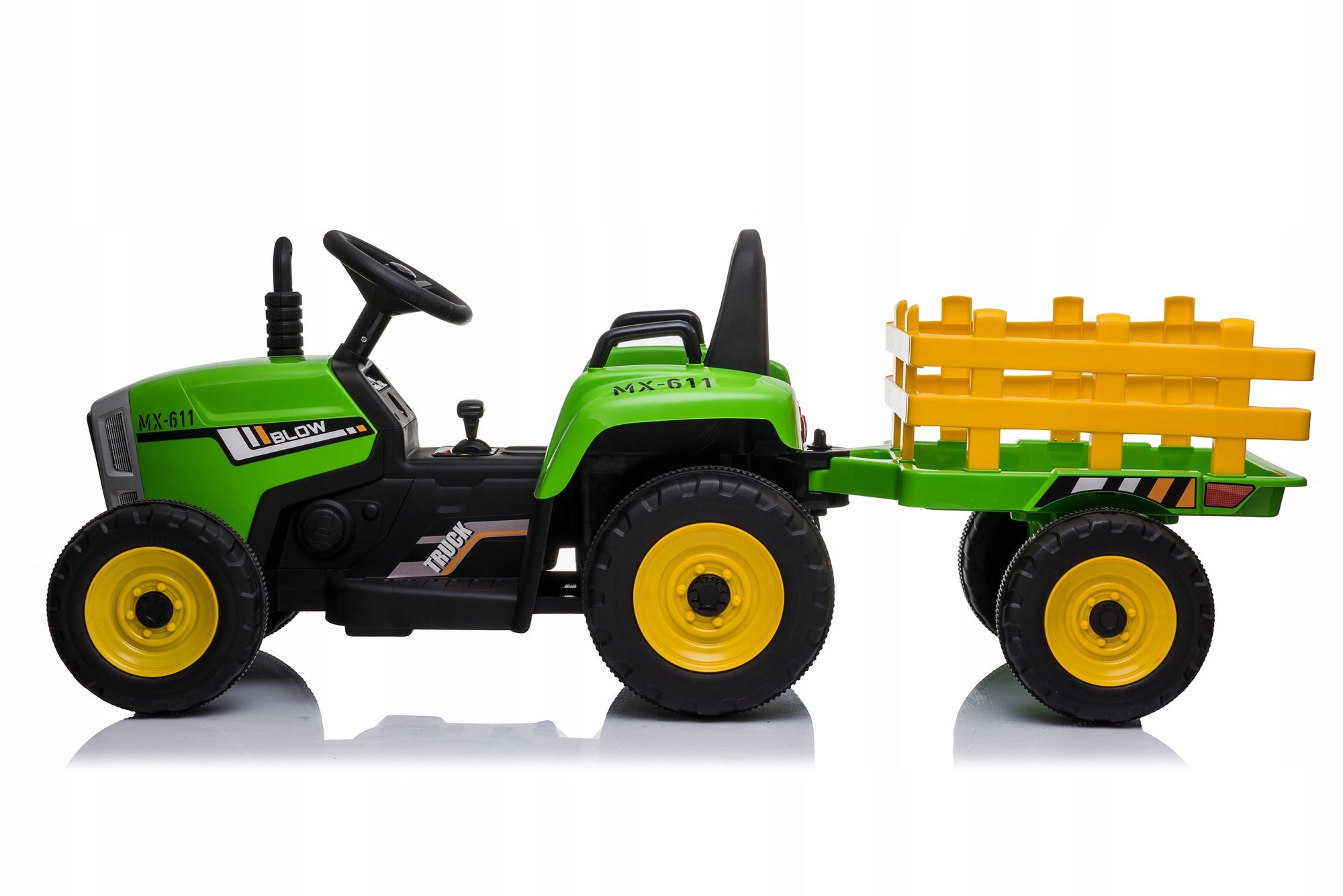 TRACTOR FOR BATTERY FOR CHILDREN 611 2 COLORS Maximum load 30 kg