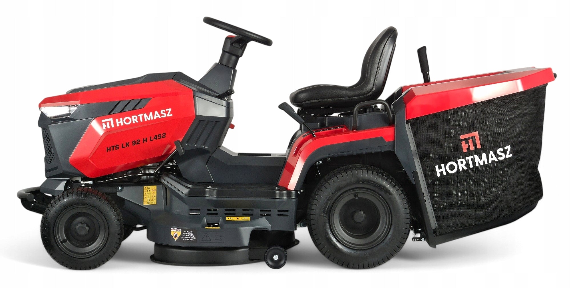 TRACTOR HORTMASZ 452cc Loncin PUMP HYDRO USA 16KM 92cm LCD DISPLAY! Basket capacity 280 l