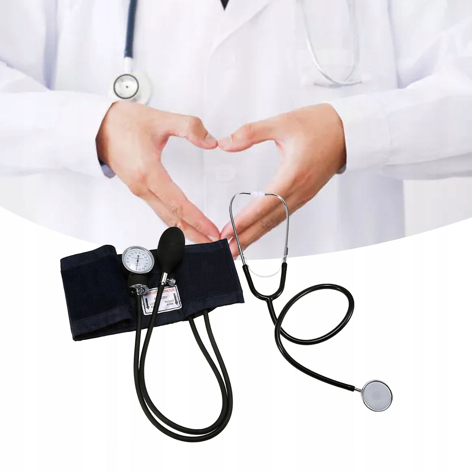 TRADITIONAL BLOOD PRESSURE MONITOR WITH PUMP WITH HEADPHONES Manufacturer code 1411230038611