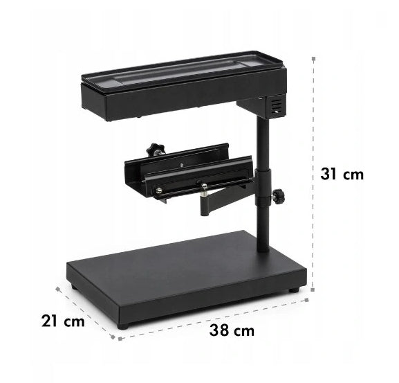 TRADITIONAL ELECTRIC RACLETTE GRILL KLARSTEIN TABLE 1000W BLACK Housing material metal