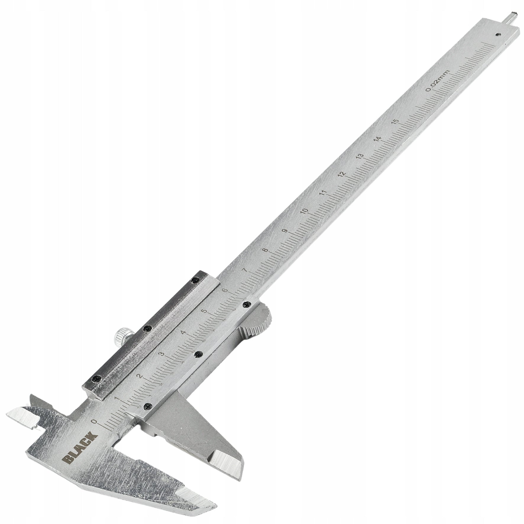 TRADITIONAL NONIUS CALIPER 150 MM CASE INOX BLACK Brand Black