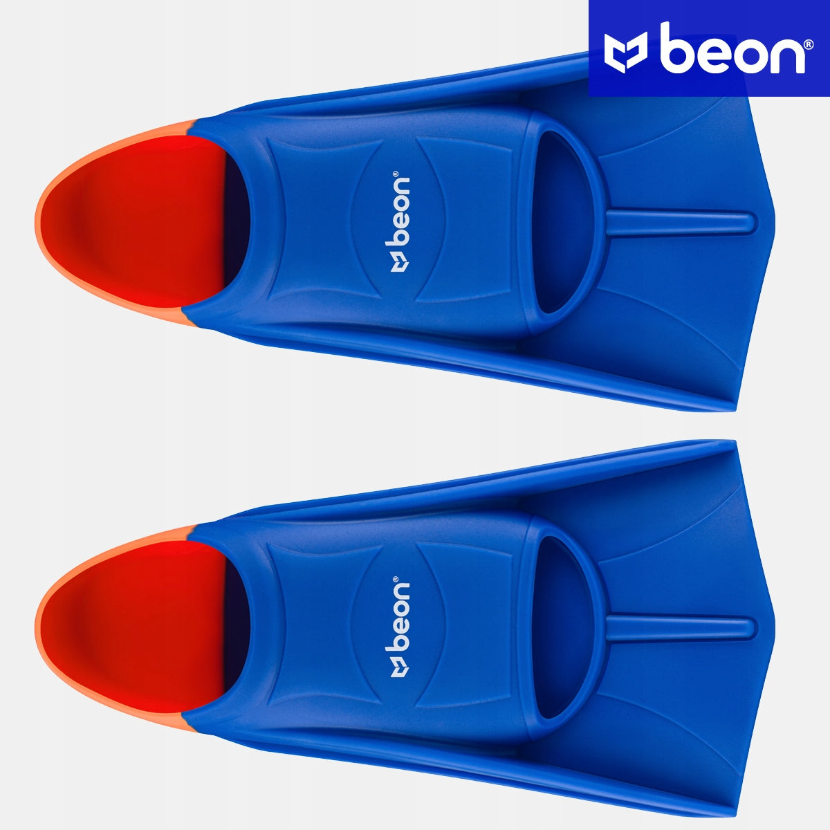 TRAINING FINS SHORT FOR SWIMMING POOL SWIMMING ELASTIC 42-44 Brand Beon