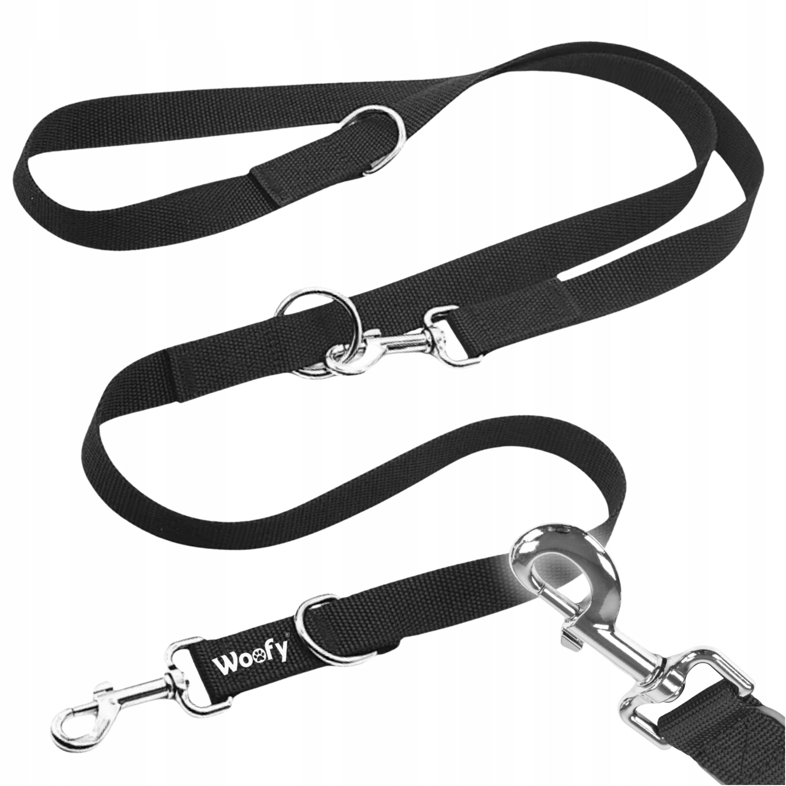 TRAINING LANYARD ADJUSTABLE WALKING DOUBLE FOR DOG 25mm 5m Packaging status original