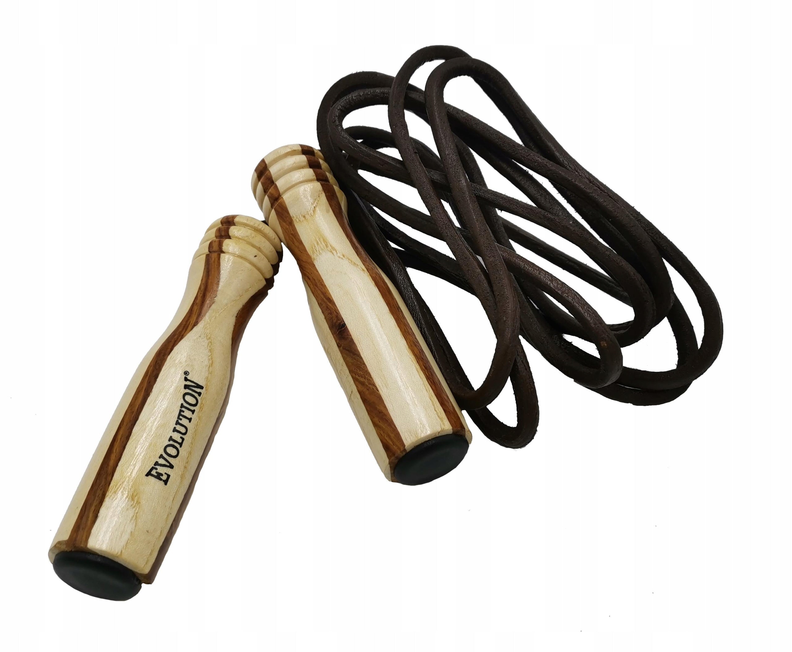 TRAINING LEATHER JUMP ROPE EVOLUTION 250 CM Color brown