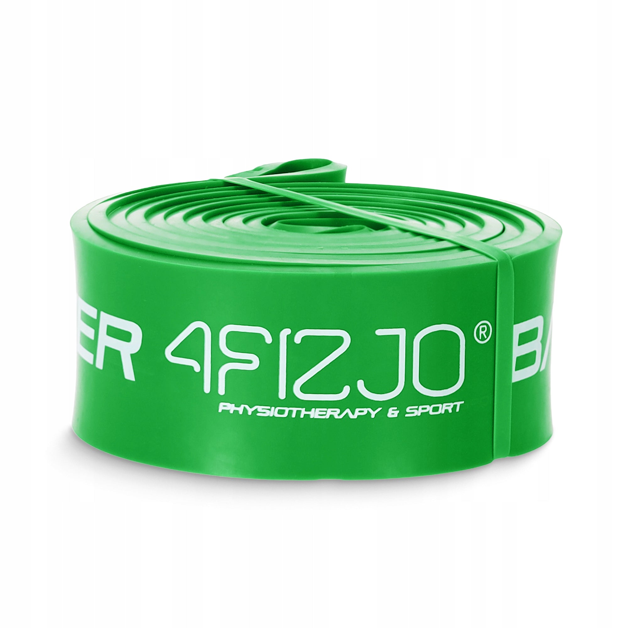 TRAINING RUBBER FOR STRETCHING AND FITNESS EXERCISES POWER BAND 26-36 kg Color green