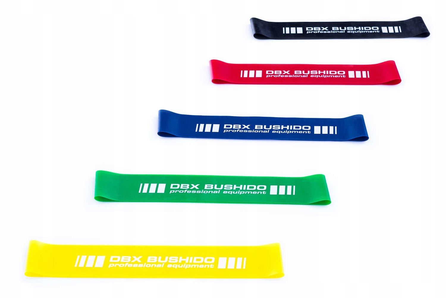 TRAINING RUBBER MINI POWER BAND RED FREE BUSHIDO EXERCISE SET Color red
