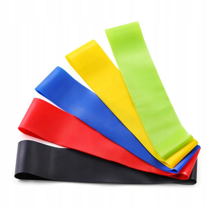 TRAINING RUBBERS FTINESS SET OF 5PCS RESISTANCE RUBBERS TAPE