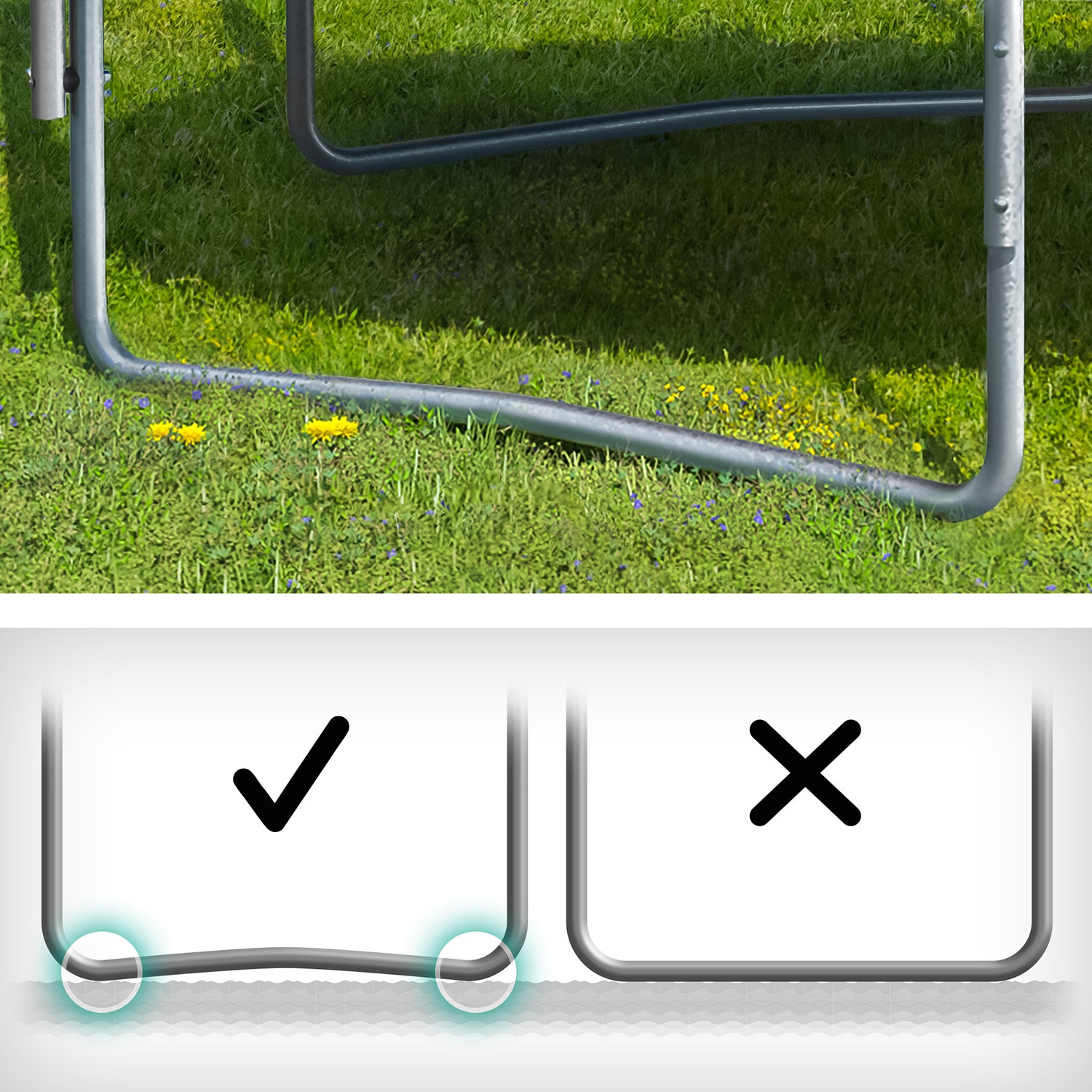 TRAMPOLINE 10FT GARDEN QUICK DRYING LADDER 312 cm OUTDOOR MESH Brand Slogen