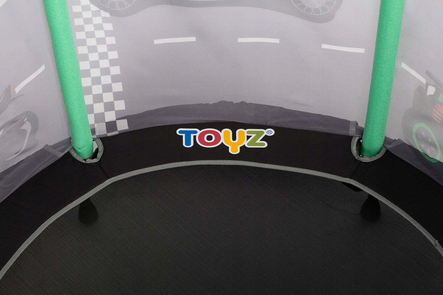 TRAMPOLINE FOR CHILDREN WITH GARDEN NET 100 CM HOME FOR GARDEN SMALL 25KG Height from ground level 34 cm