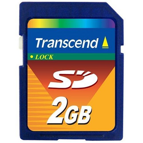 TRANSCEND 2 GB SD memory card 2GB not SDHC