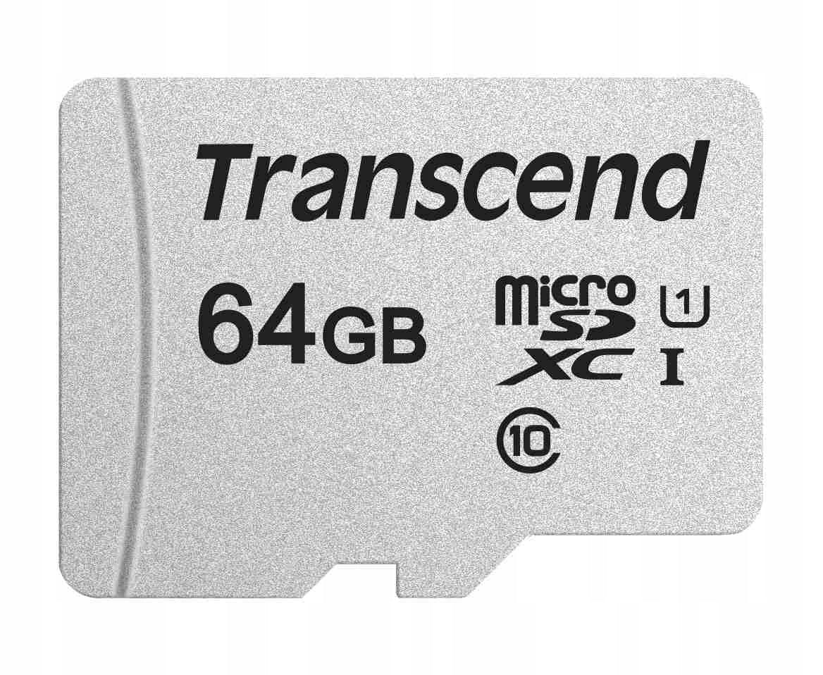 TRANSCEND 64GB microSDXC 300s UHS-I U1 95MB/s Manufacturer Transcend