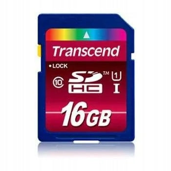 TRANSCEND TS16GSDHC10U1 SDHC 16GB Class 10 memory card