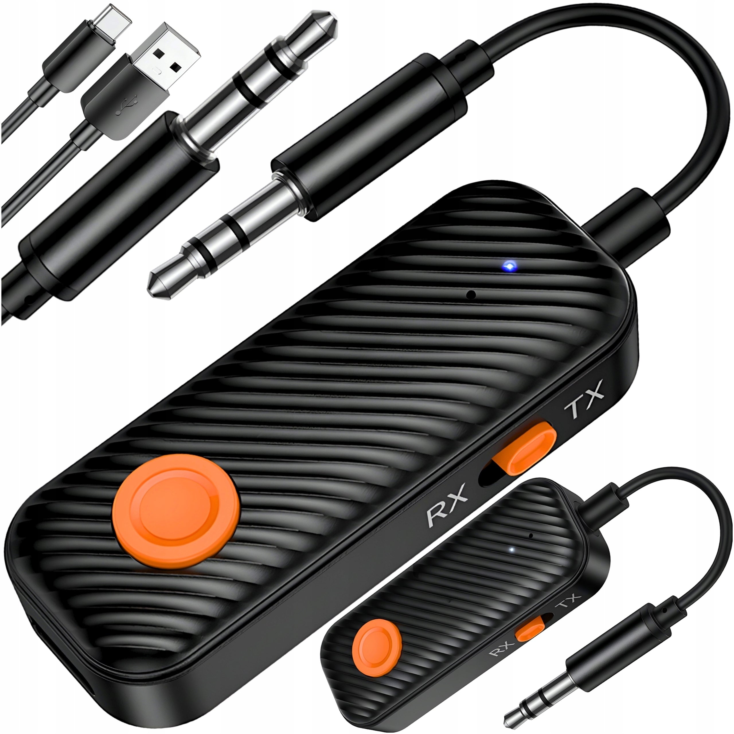 TRANSMITTER 2IN1 BLUETOOTH 5.4 RX TX AUDIO AUX JACK 3,5mm
