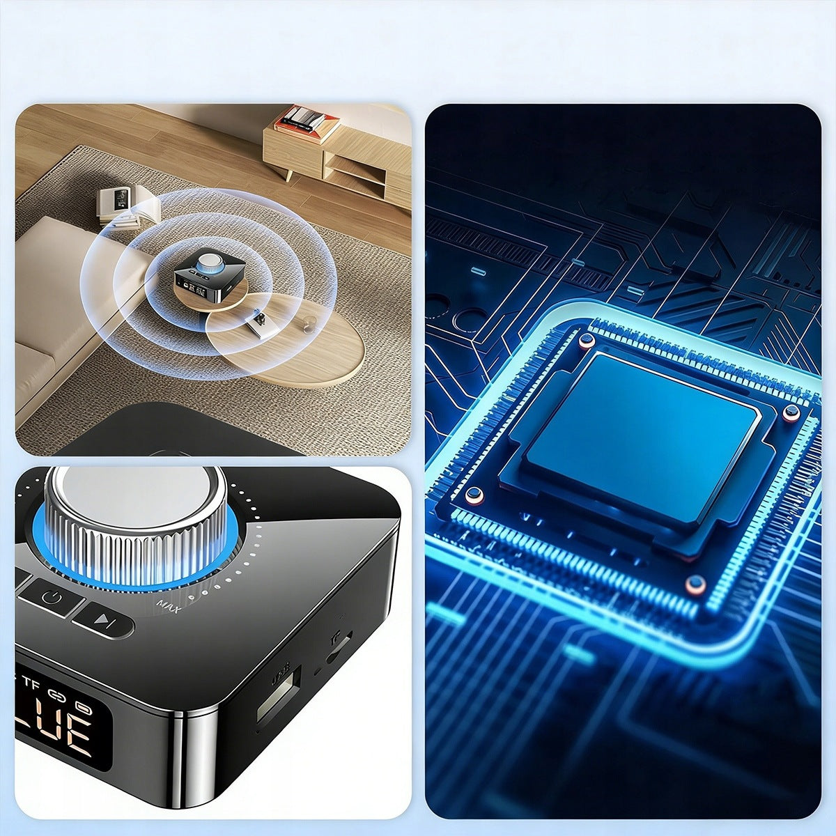 TRANSMITTER BLUETOOTH RECEIVER 6.0 ADAPTER FOR TOWER RCA AUX USB-C Manufacturer code 6921754897620